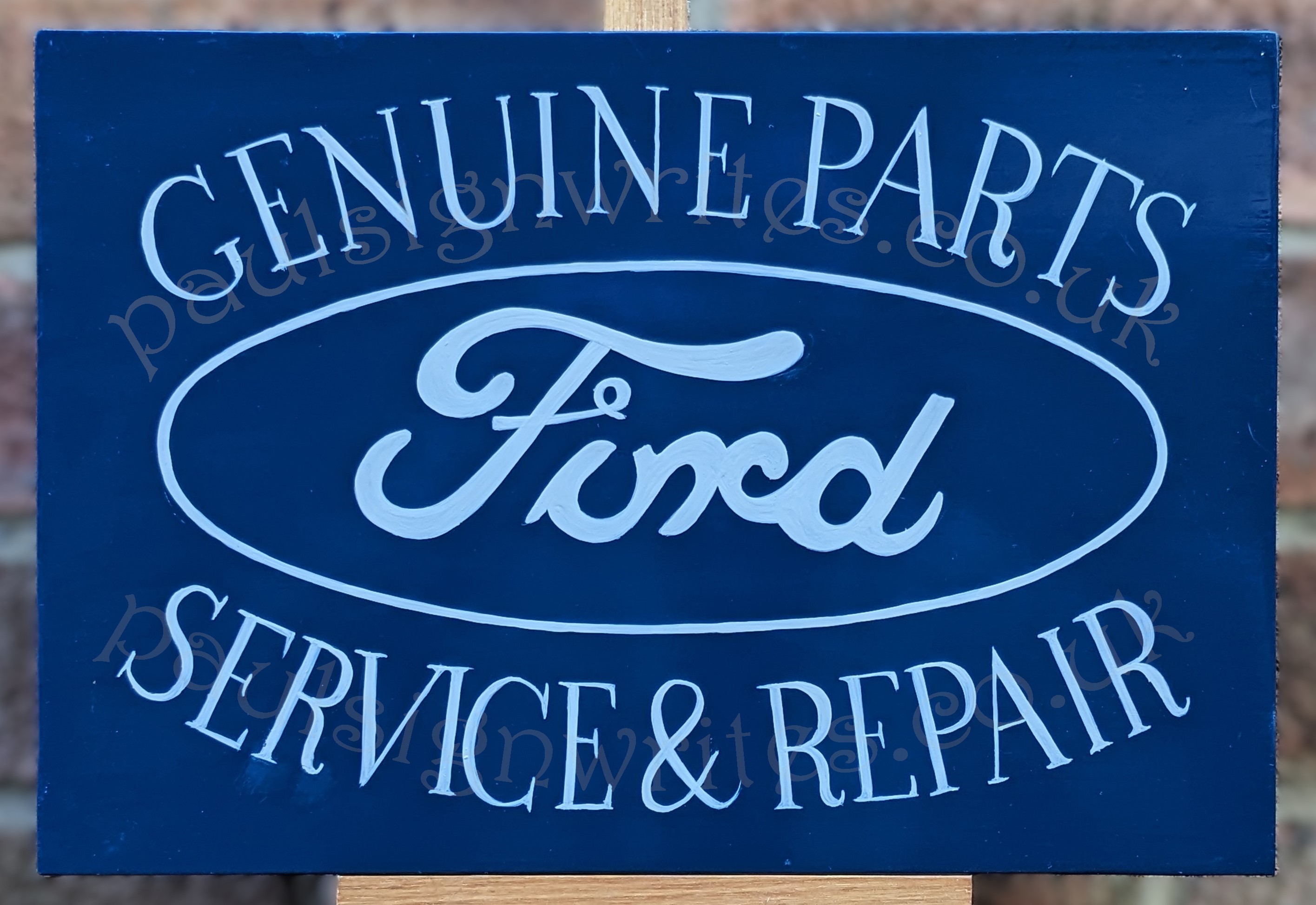 ‘Ford Genuine Parts Service & Repair’ hand painted sign. 